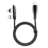 Cable de Datos Magnético de Carga Rápida Pd en Ángulo Cable de Carga para Juegos Móviles No Bloquea las Manos, Totalmente Compatible con Apple 17 Huawei Android