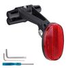 Luz Trasera Antirrobo Posicionamiento Airtag Adaptada para Bicicleta Bicicleta de Carretera Bicicleta de Montaña Luz Trasera de Asiento Luz Lateral Reflectante
