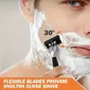 Nova lâmina de barbear de 6 camadas, aparelho de barbear manual para homens com cabeça de seis lâminas, Gillette universal atacado transfronteiriço