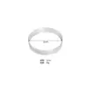 Anel Redondo Francês Perfurado para Torta de Aço Inoxidável 430 2cm Anel para Torta de Frutas Molde para Torta Anel para Mousse Molde para Queijo