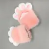 Luvas de Pelúcia Super Fofas, Exposição de Anime Bidimensional Fantasia de Animal Adereços de Cosplay, Luvas Sem Dedos Simuladas de Garra de Animal, Luvas Coloridas
