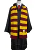 Bufanda Harry Potter Gryffindor Slytherin Ravenclaw Rayada Tejida Directo de Fábrica Tie-Dye