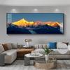Pintura Decorativa para Sala de Estar Rizhao Jinshan com Encosto Sofá Mural de Parede de Fundo Pintura Pendurada de Paisagem de Alto Nível