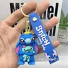 Colgante de Stitch de Dibujos Animados Llavero Divertido de Lilo y Stitch Colgante Muñeco de Plástico Suave Caja Ciega