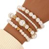 Juego de 11 Pulseras de Patrón de Diamante Retorcidas Abiertas de Lujo Ligero Exagerado de Personalidad, Vendidas Calientes Transfronterizas Europeas y Americanas para que las Mujeres las Usen Apiladas
