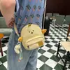 Bolso bandolera de estilo japonés para mujer 2025 Nuevo Lindo pollito Bolso para teléfono Versátil Bolso cuadrado pequeño Bolso de hombro para estudiante Moderno