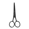 Tesoura de barba de aço inoxidável, tesoura de sobrancelha, tesoura de pelos do nariz, ferramentas de maquiagem, tesoura de sobrancelha, tesoura de beleza para cabelo, tesoura de barba