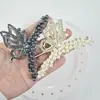 Oferta Especial Transfronteiriça Moda Acessórios de Cabelo Coque Grampo de Cabelo Presilha de Tubarão Presilha com Strass Acessório de Cabelo em Formato de Coração Gravata Borboleta Grampo de Cabelo para Menina