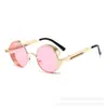 Gafas de Sol Steampunk Europeas y Americanas de Moda Personalizadas Transfronterizas para Hombres, Gafas de Sol de Metal de Alta Gama para Viaje para Mujeres