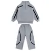 Conjunto de Ropa de Otoño para Niños 2026 Nuevo Estilo Coreano Sudadera de Punto Holgada y Pantalones Largos Holgados Conjunto de Dos Piezas Venta al por Mayor