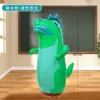 Tendência do TikTok 90cm Dinossauro Cheio de Água Insuflável Tumbler Coluna de Soco Insuflável para Crianças Adereço Brinquedo de Alívio de Estresse