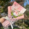 Buquê de Dia das Mães de Fornecimento Transfronteiriço da Amazon Buquê de Rosas de Lã Tricotada à Mão Lembrancinha de Casamento Combinando