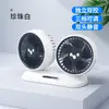 Ventilador para Coche 12V24V Refrigeración para Camión Grande Coche Pequeño para Pan Interfaz USB Potente Ventilador Eléctrico de Doble Cabezal