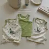 [Liquidación] Heyhoney Conjunto de Tres Piezas de Chaleco de Verano para Niños, Niños y Niñas, Empaque en Caja de Regalo