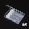 Comercio Exterior Más Vendidos Herramientas de Belleza Brochas de Maquillaje Mango de Cristal Pincel para Labios Pincel para Brillo de Labios Pincel Pequeño para Mousse Caja de Pinceles de Cristal Pincel para Labios de Cristal