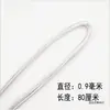 Não. 20/22/18 Fio de Ferro Revestido de Plástico Branco Malha de Arame Macia Branca Material para Flores Cubo de Açúcar DIY Artesanato em Argila Macia Flor de Arame