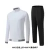 Conjunto de Ropa Deportiva Casual de Manga Larga para Otoño e Invierno Atuendo Personalizado para Apariencia de Grupo Estudiantil en Competencia Chaqueta para Correr al Aire Libre Fitness