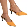 Sandalias de Tacón Alto Stiletto de Punta Cerrada Estilo Francés, Cómodas, Casuales, Talla Grande para Mujer, Nuevo de Verano 2026, Comercio Exterior