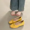 Primer Encuentro Jifa Bailarinas Francesas con Lazo Mujer Nuevas Otoño 2026 Retro Suaves de Corte Bajo Punta Redonda Zapatos de Salón