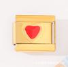 Nueva Pulsera de Módulos de Joyería DIY Original Estilo Italiano Acero Inoxidable Dorado Módulo Pulsera Rosa Sueño para Mujer