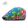 Chapéu de Pano Flor Grande Nordeste Boina Retrô Britânica Feminina Boné Estilo Étnico Personalizado Casual Boné Avançado Masculino Tendência