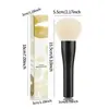 Nuevo Pincel de Maquillaje Redondo Grande para Polvos con Caja de Color Pincel para Rubor Pincel Fijador Multifuncional