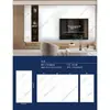 Pizarra Brillante 900*1800 para Toda la Casa con Textura Ilimitada que Puede Usarse como Pizarra de Pared y Suelo Ingeniería Decoración del Hogar