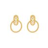 Aretes de titanio con alambre retorcido de acero, acero inoxidable, multicolor, no se decoloran, diseño europeo y americano, nicho personalizado para mujer