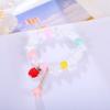 Pulseira Pequena Fresca Estilo Coreano, Pulseira Fofa de Frutas Cor de Doce, Pulseira de Cristal Simples Estilo Floresta Estudante Melhor Amiga