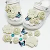 2026 Moda Nuevo Lindo Dibujos Animados Accesorios DIY Combinación Libre Desmontable Zapato Hebilla de Zapato Celebridad de Internet Popular Flor para Zapato
