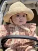 Sombrero de bebé estilo coreano, sombrero de paja para primavera y verano para niños, sombrero parasol para bebés, sombrero protector solar para niñas, sombrero de playa para la playa, nuevo estilo