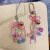 Diseño de nicho borla de lazo de alta calidad cuentas de arroz con cuentas colgante para teléfono móvil dulce exquisita chica goo card goo esta cadena
