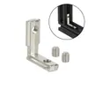 Accesorios para Impresora 3D Perfil de Aluminio Conector de Tres Vías Escuadra en L Conexión de Ranura de Ángulo Fijo de Dos Vías Pieza de Aluminio