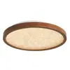Lámpara de Techo para Dormitorio Estilo Medieval, Lámpara de Habitación Color Nogal Retro, Lámpara de Alta Gama para Protección Ocular, Iluminación LED de Espectro Completo