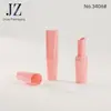 Embalagem Jinze: Tubo Redondo com Tampa Plana de Formato Irregular, Tubo de Batom, Material de Embalagem Tubo Vazio de Plástico