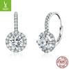 Nuevos Pendientes de Plata S925 de Plata Zi Yun con Certificado Pendientes de Carats Nobles y Elegantes de Lujo de Moissanita