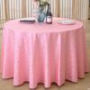 Mantel de Hotel, Restaurante, Mantel de Puesto de Comida, Falda de Mesa, Mantel Redondo, Flor de Gancho Doble, Doble Capa Capa Única Venta al por Mayor