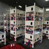 Fábrica de Racks de Material Metálico de Fujian Jaula de Logística Carro de Almacenamiento de Coches Protección de Piezas de Automóvil Rack de Hierro de Rotación Dibujo
