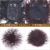 Cabello Corto y Rizado para Cubrir Canas, Postizo Rizado Lanoso para Mujer, Aumento de Volumen de Cabello Sin Costuras, Postizo de Trenzas de Maíz para la Parte Superior de la Cabeza, Estilo de Una Sola Pieza