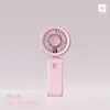 Elegante Verano Estudiante Portátil Ventilador Pequeño Exterior Ventilador Recargable USB Venta al por Mayor Fábrica Puede Personalizar Logotipo Silencioso