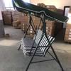 Columpio curvo para tres personas silla de ocio para exteriores patio balcón mecedora para adultos silla columpio para Villa