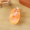 Imanes de Nevera de Osito de Pan 3D Juguetes de Comida de Resina Pegatinas Magnéticas de Donut Croissant Pegatinas Decorativas de Nevera de Dibujos Animados