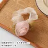 Diadema de Malla Versátil y Suave Estilo Coreano Flor de Rosa Goma para el Cabello Accesorio de Moda para el Cabello Banda para el Cabello Ins Coreana