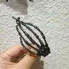 Europeo y Americano Calavera Garra Metal Araña Pinza de Tiburón Grande Accesorios para el Cabello Estilo Oscuro Pinzas para el Cabello Pinza