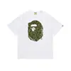 Camiseta estilosa japonesa da marca Ape Kikai Maneki Neko de manga curta para homens e mulheres, adolescentes, moda de rua e campus, camiseta juvenil de manga curta