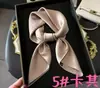 Diadema Elegante Sencilla para Mujer con Decoración para Camisa Bufanda Profesional Color Sólido Satén de Seda Artificial Gasa Bufanda Cuadrada de 70cm