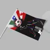 Personalización de Bandera de Mano Publicitaria, Bandera Roja Pequeña de Mano para Clase, Personalización de Bandera de Mano Pequeña de Colores
