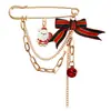 Acessórios Série de Natal Broches para Mulheres Desenho Animado de Natal Crachá do Papai Noel Broche para Roupa Presente Broche de Natal