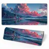 Mouse Pad Bonito de Cenário de Anime Dedicado para Jogos de E-Sports Pad para Mesa de Computador Tamanho Grande Espessado Pad para Teclado Venda por Atacado