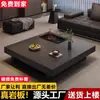 Mesa de Centro de Ardósia para Sala de Estar, Combinação Minimalista Moderna de Luxo Leve Estilo Italiano, Mesa Quadrada Doméstica de Modelo Novo para Apartamento Pequeno de Alto Padrão, Popular Online